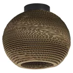 Oprawa Decor Cardboard Ball Ceiling E27 Brown