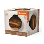 Oprawa Decor Cardboard Ball Ceiling E27 Brown