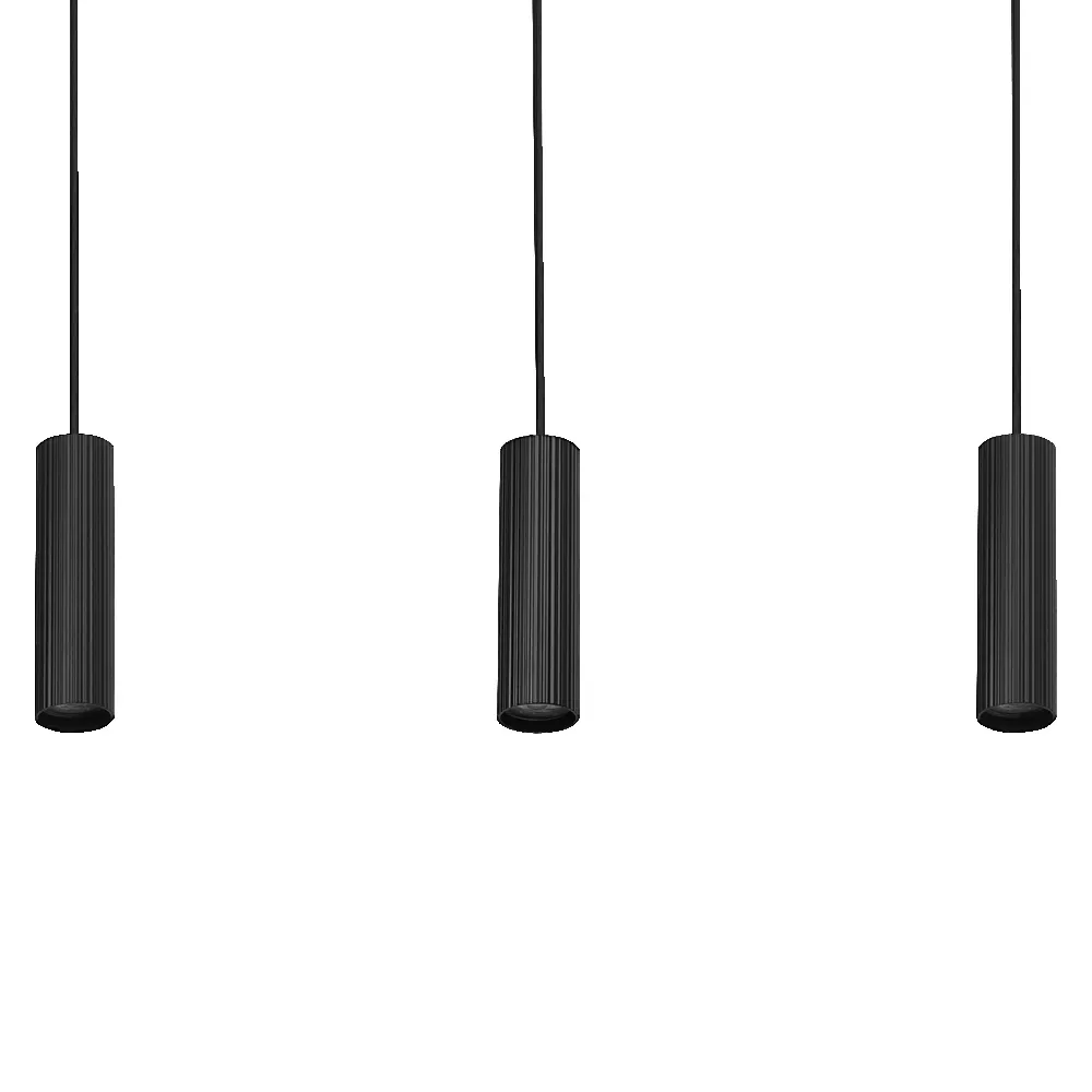 Oprawa Decor Drums Pendant 3XGU10 2XLED Black