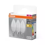 Lampa LED BASE Classic B40 4,9W/827 230VFR E14 10X3 OSRAM