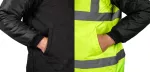 Kurtka robocza ostrzegawcza 5w1, ocieplana, żółta, rozmiar XXL