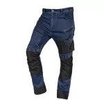 Spodnie robocze DENIM, wzmocnienia Oxford, granatowe, rozmiar XS