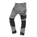 Spodnie robocze DENIM, wzmocnienia Oxford, szare, rozmiar XS