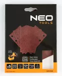 Papier ścierny prostokątny 8 otworów 130 x 80 mm P240 do 04-623, 5 szt.