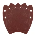 Papiery ścierne na rzep, żelazko 100 x 147 mm, P120, 5 szt., z 9 otworami do 04-623