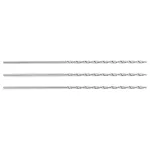 Wiertło do metalu HSS, DIN 340, przedłużane, 1 mm, 3 szt.