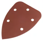 Papiery ścierne żelazko, na rzep 98 x 140 mm, P220, 5 szt., z 5 otworami