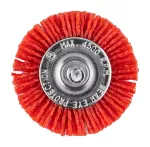 Szczotka nylonowa tarczowa 50 mm, z trzpieniem 6 mm