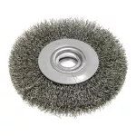 Szczotka druciana tarczowa 125 x 20 mm, drut karbowany, stalowy
