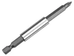 Zestaw bitów SL4/6/8, PH1/2/3, PZ1/2/3 x 50 mm, z uchwytem magnetycznym 60 mm, 10 szt.