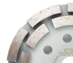 Tarcza diamentowa szlifierska, 2 segmenty, 125 x 22.2 mm, na sucho