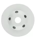 Tarcza diamentowa szlifierska, 2 segmenty, 125 x 22.2 mm, na sucho