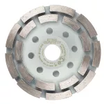 Tarcza diamentowa szlifierska, 2 segmenty, 125 x 22.2 mm, na sucho