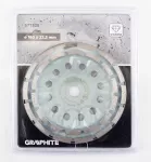 Tarcza diamentowa szlifierska, 2 segmenty, 180 x 22.2 mm, na sucho