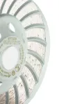 Tarcza diamentowa szlifierska, turbo, 115 x 22.2 mm, na sucho