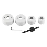 Otwornice z adapterem, 32-54 mm, zestaw 6 szt.