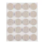 Podkładki filcowe okrągłe samoprzylepne, jasnobrązowe 20 mm, 20 szt.
