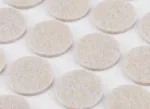 Podkładki filcowe okrągłe samoprzylepne, jasnobrązowe 20 mm, 20 szt.