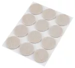 Podkładki filcowe okrągłe samoprzylepne, jasnobrązowe 28 mm, 12 szt.