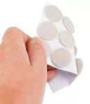 Podkładki filcowe okrągłe samoprzylepne, jasnobrązowe 28 mm, 12 szt.