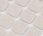 Podkładki filcowe samoprzylepne, jasnobrązowe 20x20 mm, 20 szt.