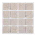 Podkładki filcowe samoprzylepne, jasnobrązowe 25x25 mm, 16 szt.
