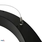 OPRAWA WISZĄCA LED RING 60CM 21W-40W 4000LM 4000K CZARNA