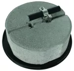 Wspornik dachowy do przewodu HVI o śr. 20-23 mm z okrągłą podstawą betonową 8,5 kg i podkładką DLH ZS 20 23 V2A 8.5KG KT D240 ULP