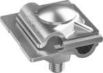 Zacisk krawędziowy do drutu o śr. 8-10 mm, o zakresie zacisku 0,7-10 mm, wykonanie proste, stal nierdzewna FK MV 8.10 KBF0.7 10 V2A