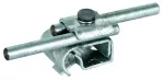 Zacisk rynnowy do drutu o śr. 8-10 mm, na wywinięcie o śr. 16-22 mm, z podwójnym zaciskiem, stal HDG DRK DUL 8.10 W16.22 STTZN