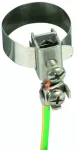 Obejma taśmowa uziemiająca do rur o śr. 10-27 mm (1/8-3/4"), stal nierdzewna BRS 10.27 AQ2.5 10 V2A