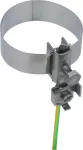 Obejma taśmowa uziemiająca do rur o śr. 27-60 mm (3/4-2"), stal nierdzewna BRS 27.60 AQ4 25 V2A