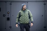 PAUL kurtka ocieplana z kapturem oliwkowa M (50)