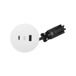 SIMON 400 TS4-3120200-130 SIMON 400 ładowarka USB A+C ;kabel 20 cm Wieland; biały