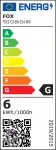 ŻARÓWKA LED ŚWIECZKA 6W E14 230V CIEPŁA BIAŁA FOX