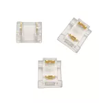 Złączka LED COB/SMD 10mm 2 piny taśma/taśma 10szt