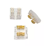 Złączka LED COB 10mm 4 piny taśma/przewód (RGB) 10szt