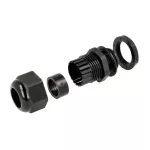 Dławnica kablowa IP68 z gwintem metrycznym M25x1,5 13-18mm MG-25 czarny