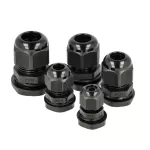 Dławnica kablowa IP68 z gwintem PG 13-18mm PG-21 czarny