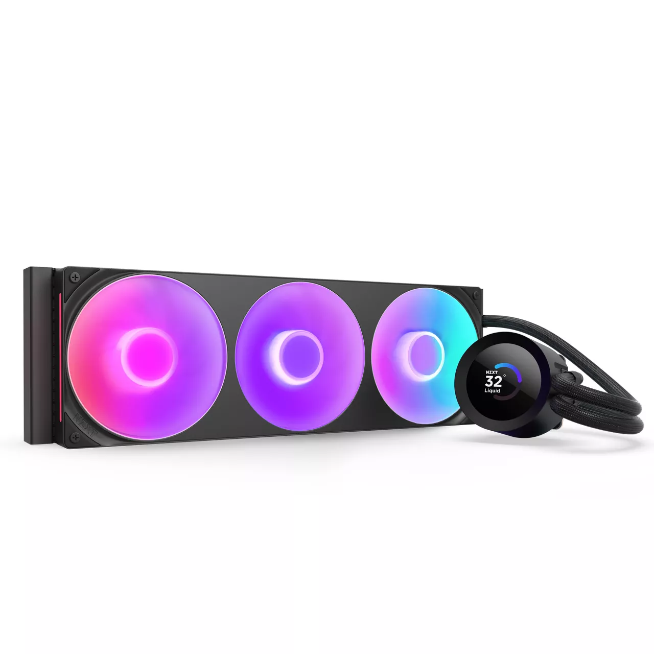 CHŁODZENIE WODNE NZXT KRAKEN PLUS 360 RGB LCD CZARNE