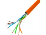 KABEL LAN UTP 100MB/S 305M DRUT CCA POMARAŃCZOWY LANBERG (USZKODZONE OPAKOWANIE)