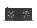 PANEL WENTYLACYJNY LCD POZIOMY 1U Z TERMOSTATEM DO SZAF 19" 2 WENTYLATORY 23 (USZKODZONE OPAKOWANIE)