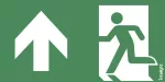 Piktogram WYJŚCIE W GÓRĘ LEWO - E11 (300X150mm) / LOGO / 85111 /