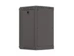 SZAFA INSTALACYJNA RACK WISZĄCA 10" 9U 300X300 CZARNA DRZWI PRZESZKLONE LANBERG (FLAT PACK)