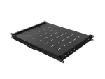 WYSUWANA PÓŁKA DO SZAF RACK 19" 350MM CZARNA LANBERG (1U/445X350MM UDŹWIG DO 35KG, MONTAŻ 4PUNKTOWY)