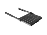 WYSUWANA PÓŁKA DO SZAF RACK 19" 350MM CZARNA LANBERG (1U/445X350MM UDŹWIG DO 35KG, MONTAŻ 4PUNKTOWY)