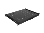 WYSUWANA PÓŁKA DO SZAF RACK 19" 350MM CZARNA LANBERG (1U/445X350MM UDŹWIG DO 35KG, MONTAŻ 4PUNKTOWY)
