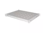WYSUWANA PÓŁKA DO SZAF RACK 19" 350MM SZARA LANBERG (1U/445X350MM UDŹWIG DO 35KG, MONTAŻ 4 PUNKTOWY)