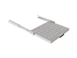 WYSUWANA PÓŁKA DO SZAF RACK 19" 350MM SZARA LANBERG (1U/445X350MM UDŹWIG DO 35KG, MONTAŻ 4 PUNKTOWY)