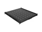 WYSUWANA PÓŁKA DO SZAF RACK 19" 500MM CZARNA LANBERG (1U/445X500MM UDŹWIG DO 35KG, MONTAŻ 4 PUNKTOWY